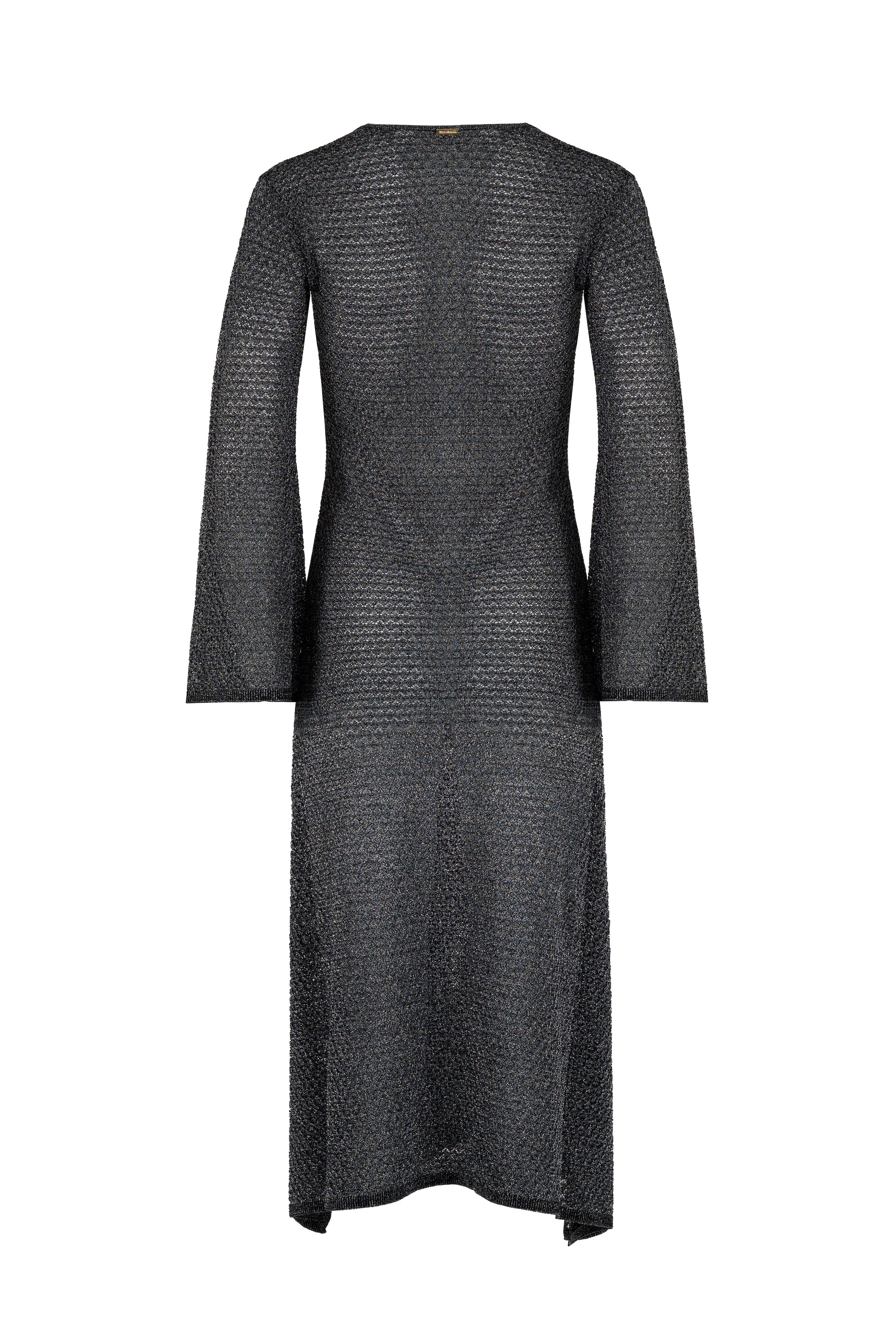 Olivia Long Sleeve Maxi Dress Back Image