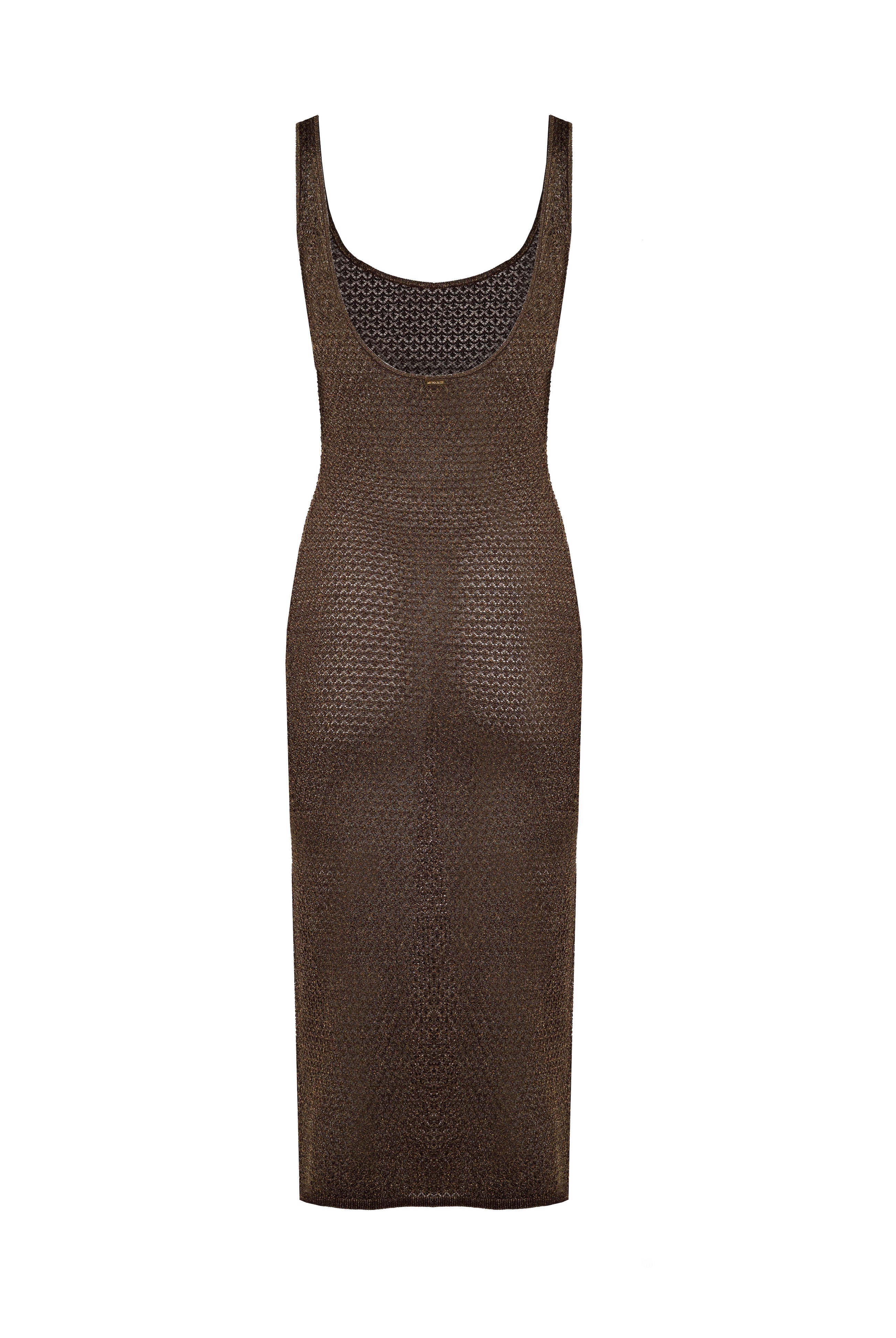Kendall Sleeveless Midi Dress Back Image