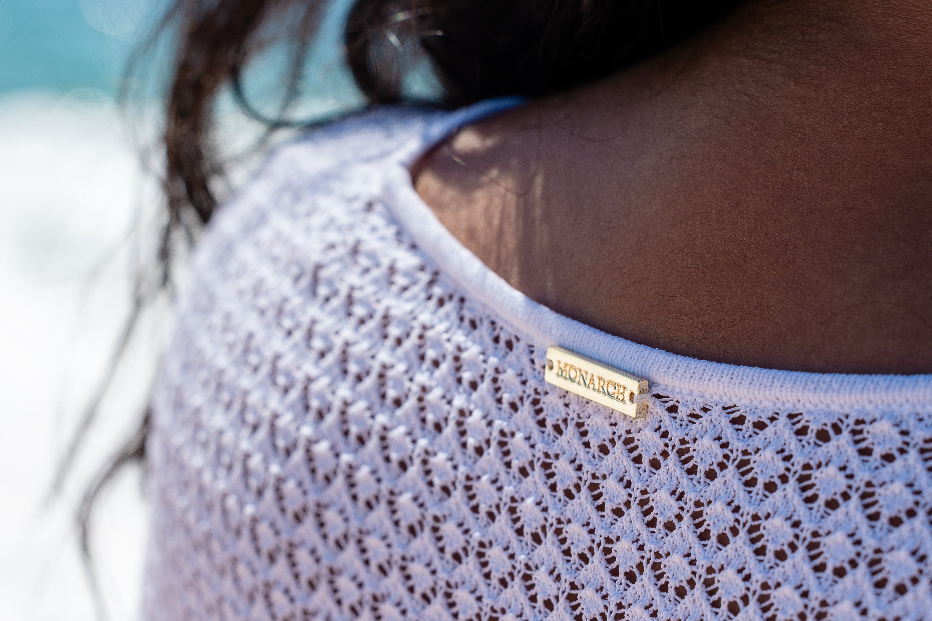 Ariana Long Sleeve Mini Dress Back Detail Image