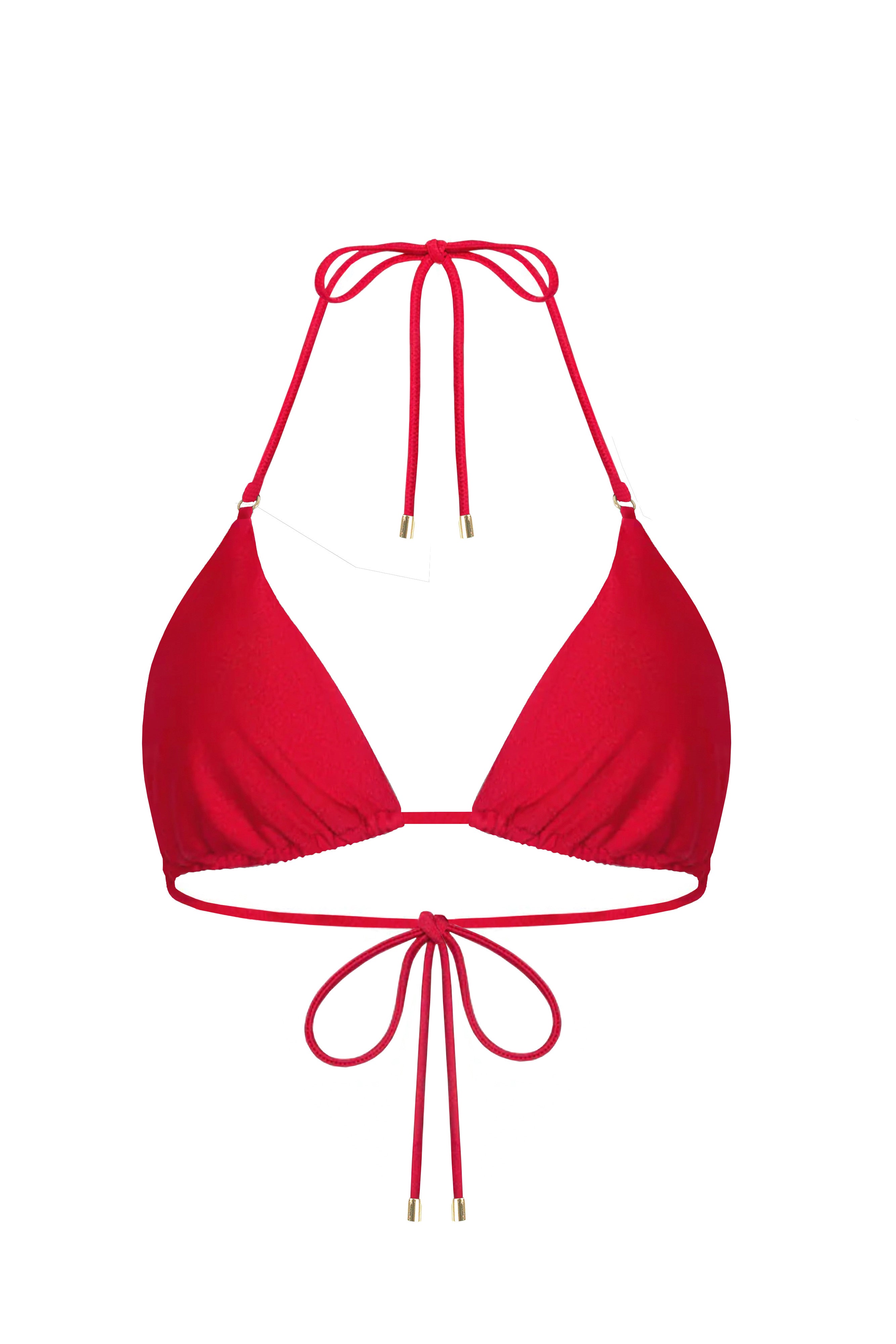 Kaia Triangle Bikini Top Front Image