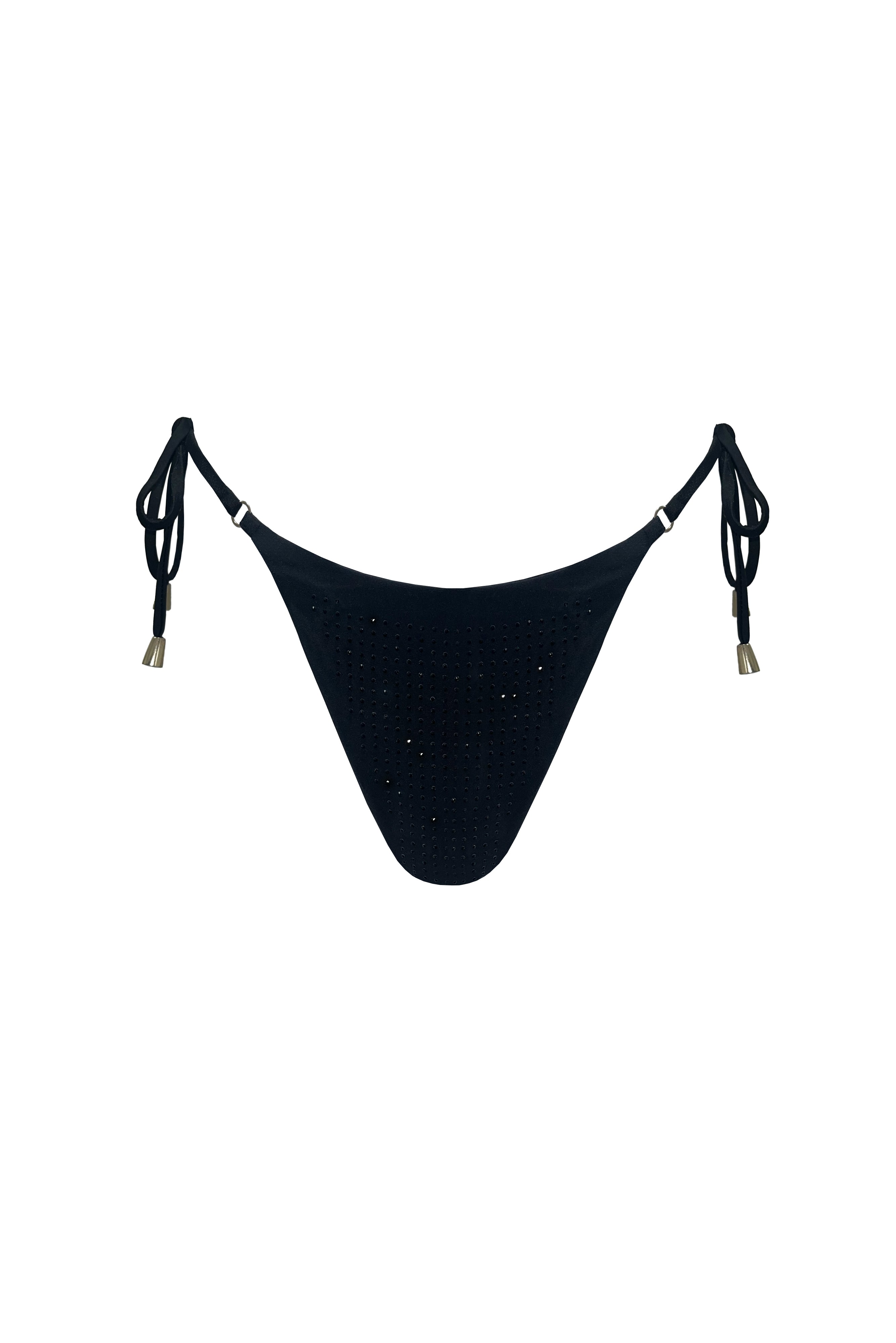 Tyra Crystal Side Tie Bottom, Front Image