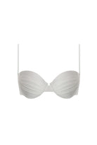 Eva Pleated Balconette Bikini Top Front Image